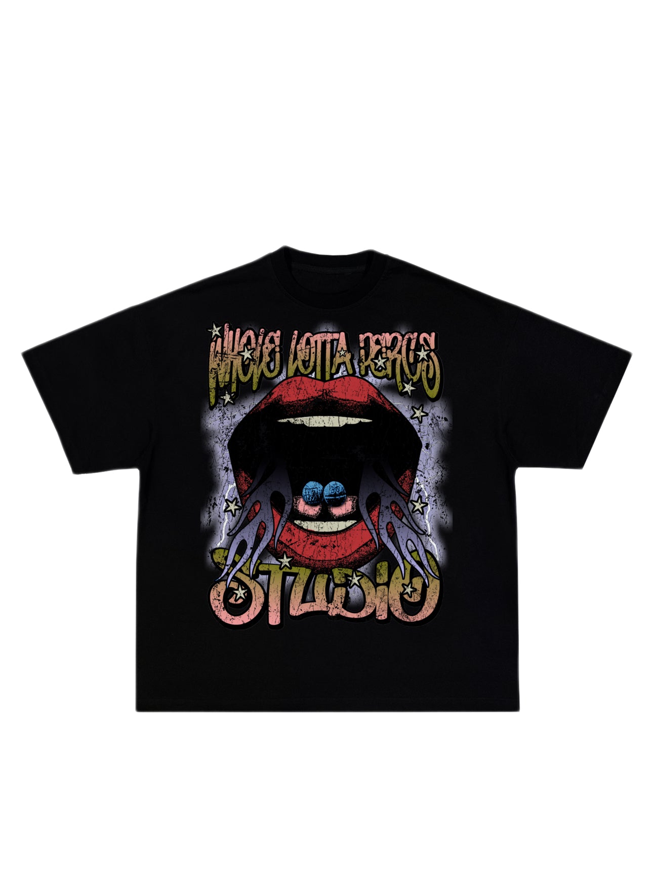 Whole Lotta Percs Studios tee(Black)