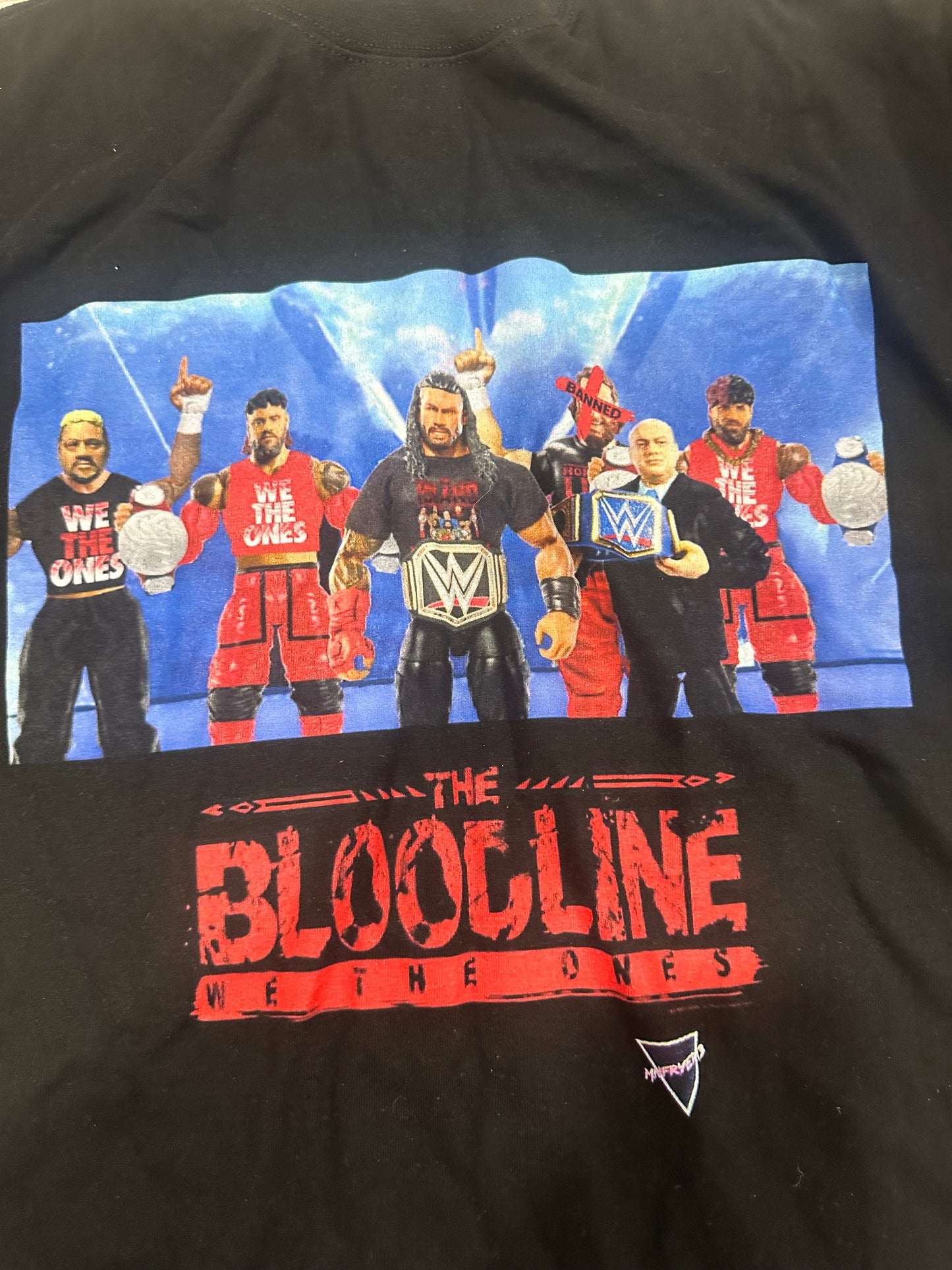 WWE Elite Bloodline/Sami Zayn banned tee