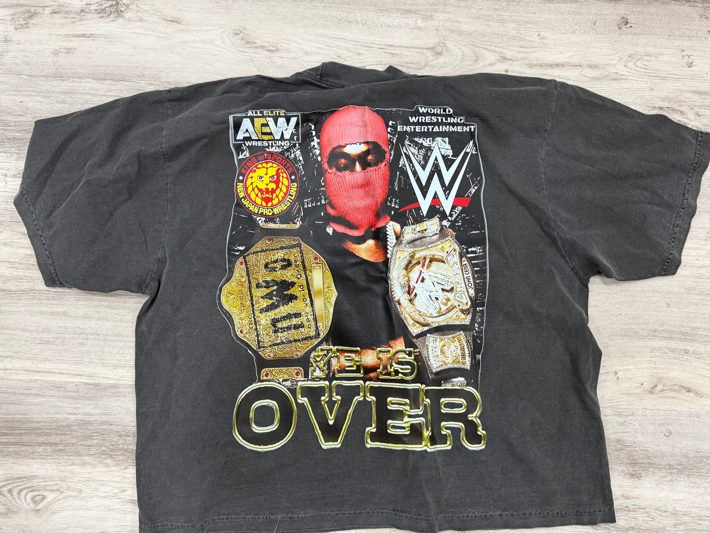 Ye Is Over Wrestling tee (Shadow Grey)