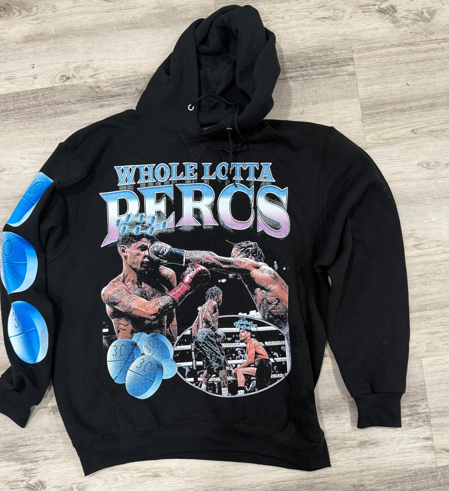 Whole Lotta Percs Hoodie Black