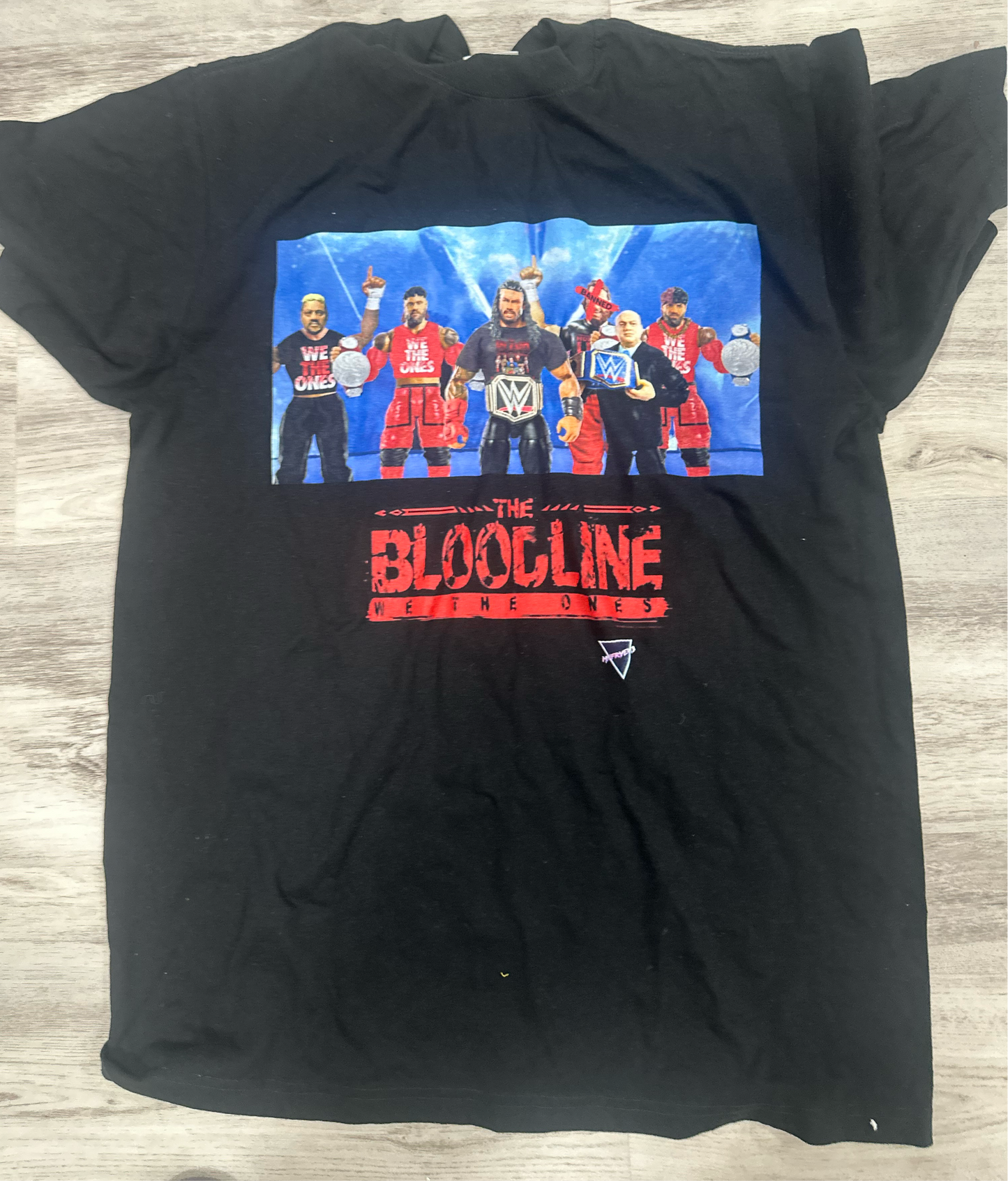 WWE Elite Bloodline/Sami Zayn banned tee
