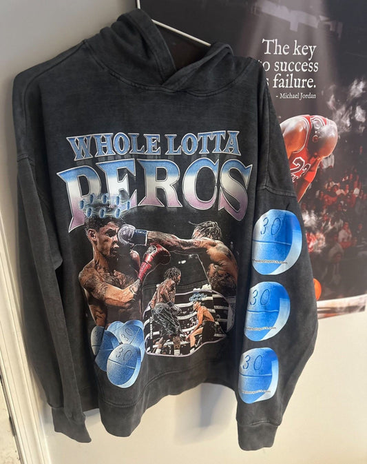 Whole Lotta Percs Boxing Hoodie