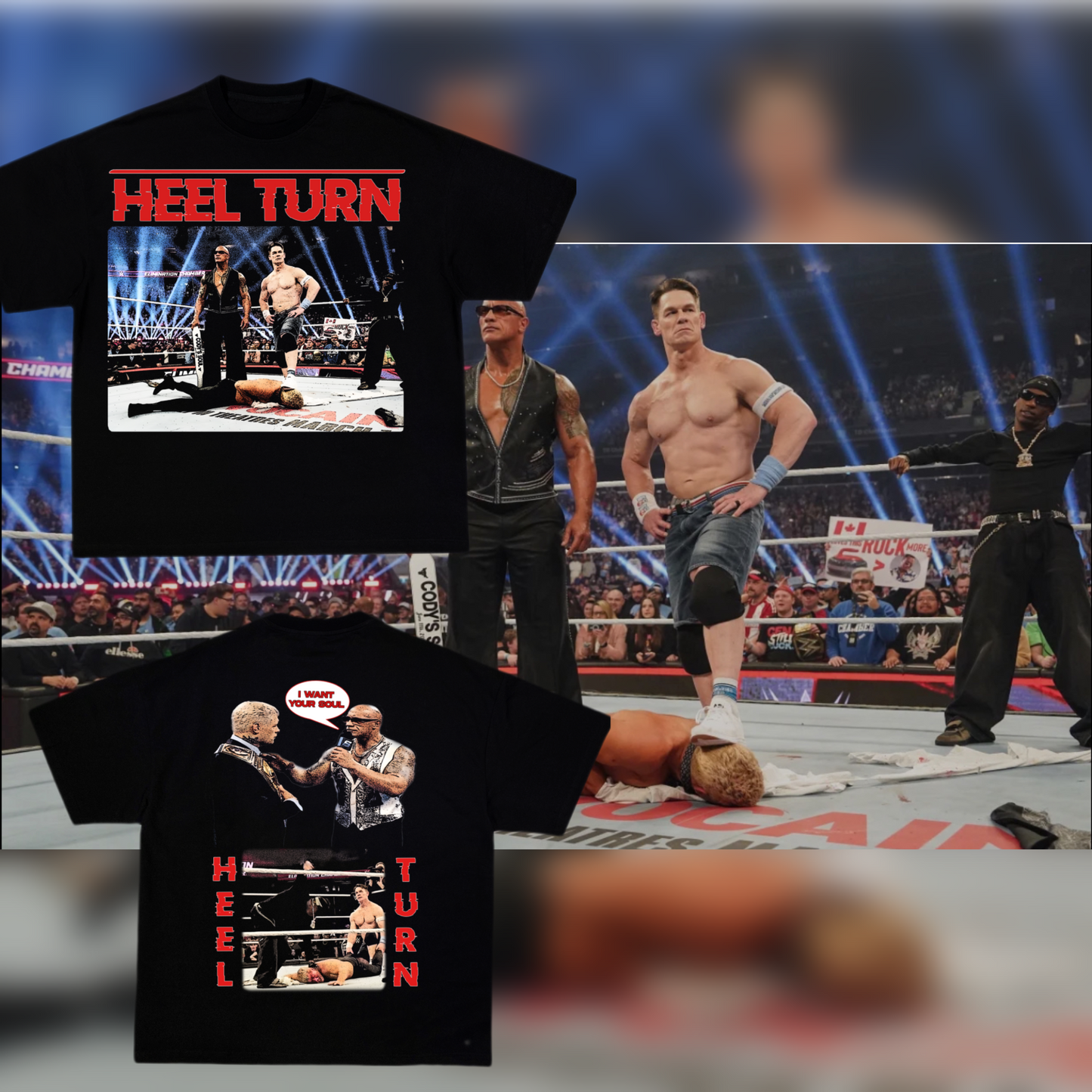 Heel Turn Cena Tee
